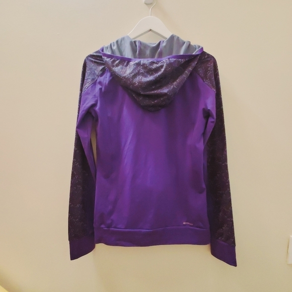 Adidas Climawarm hoodie jacket and pants set, purple, small size - Picture 4 of 10